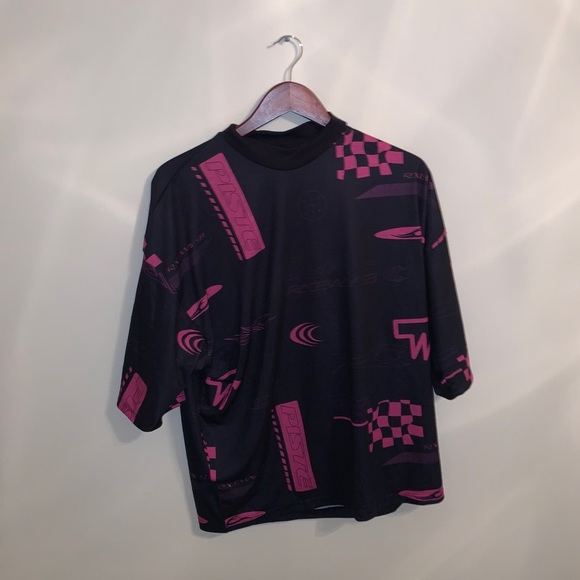 asos raceway black & pink shirt - Picture 2 of 6